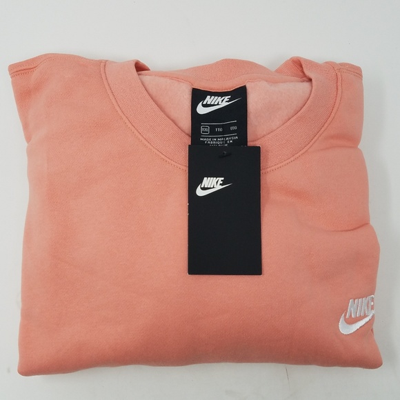 Nike salmon sweatshirt clearance